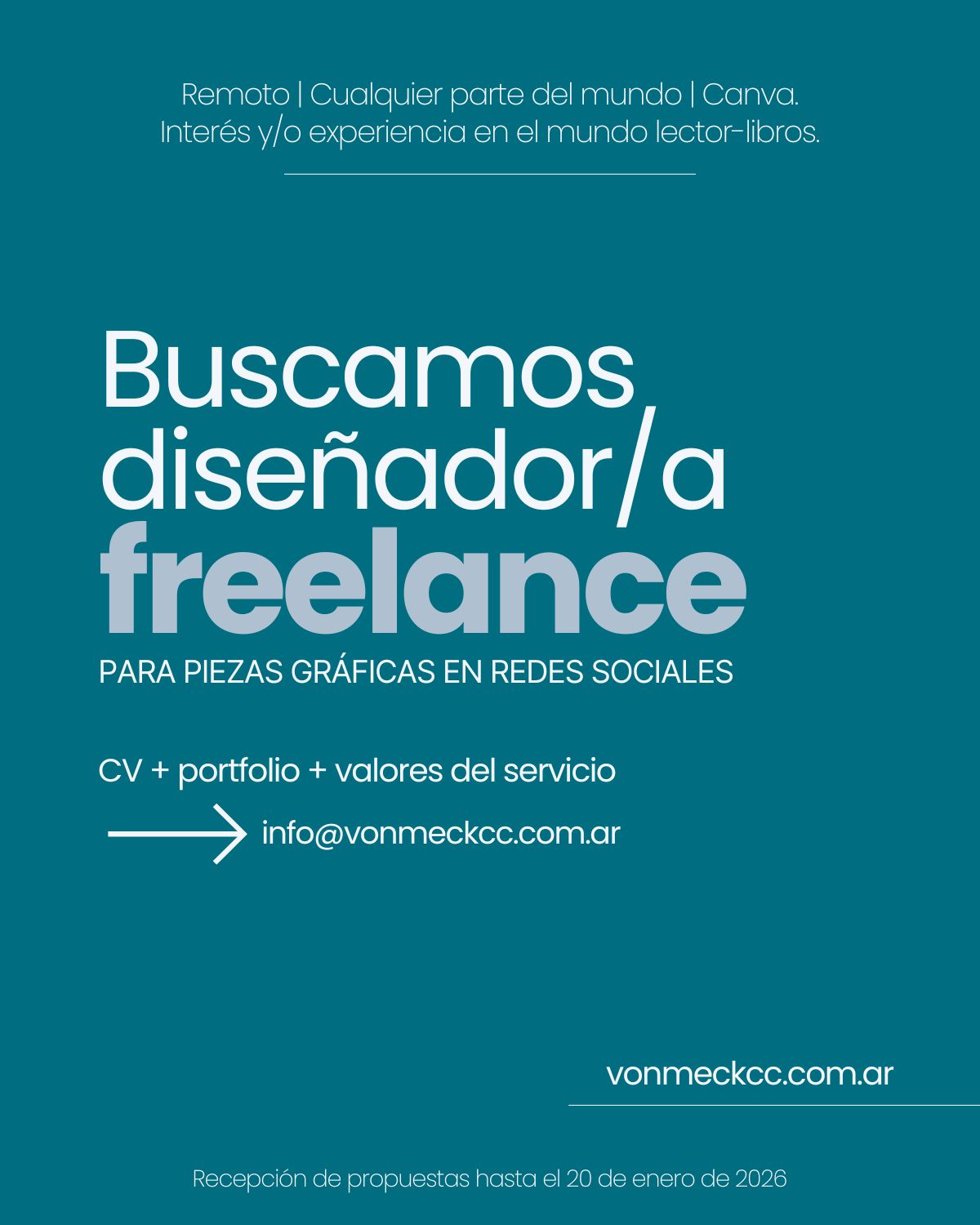 Lee más sobre el artículo Búsqueda diseñador/a gráfico/a freelance
